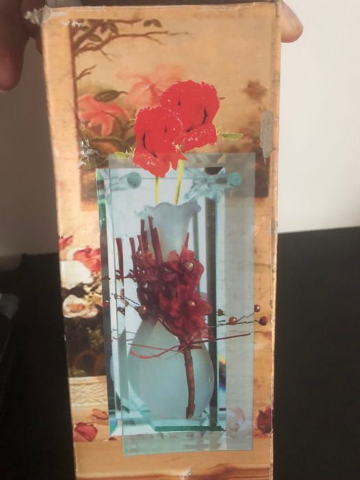Jarra de vidro para decoração