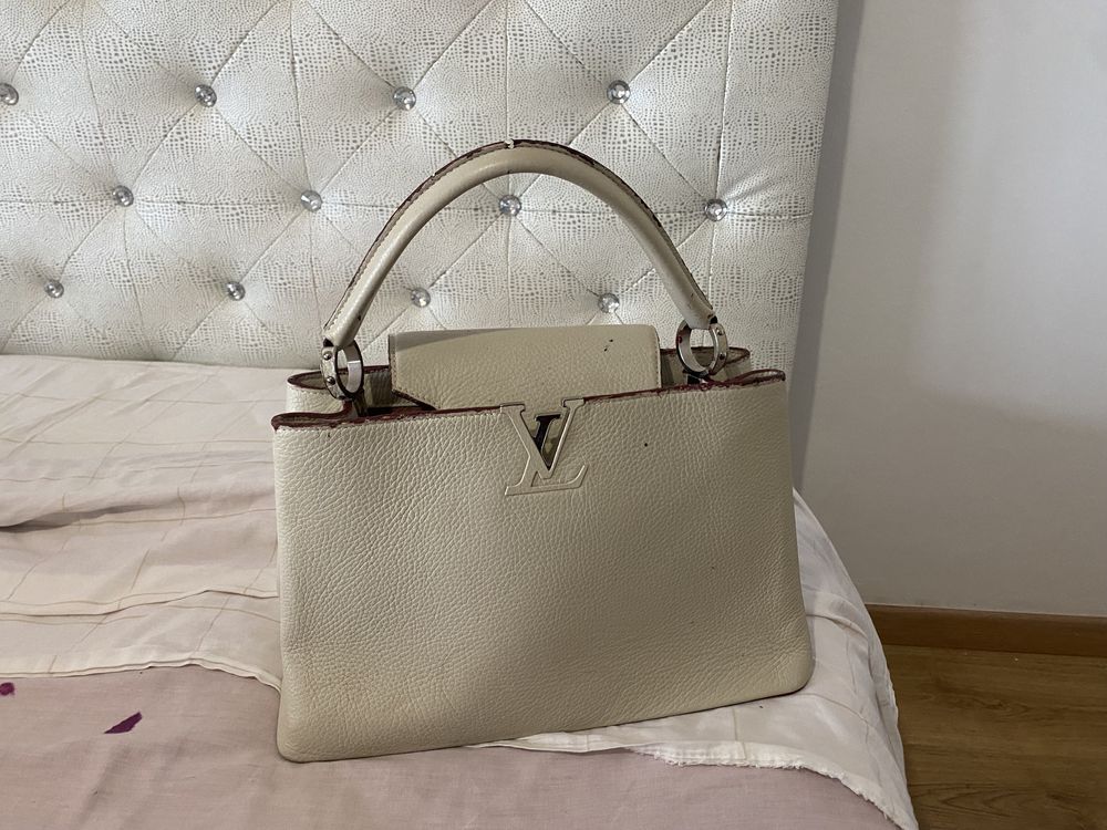 louis vuitton capucines white