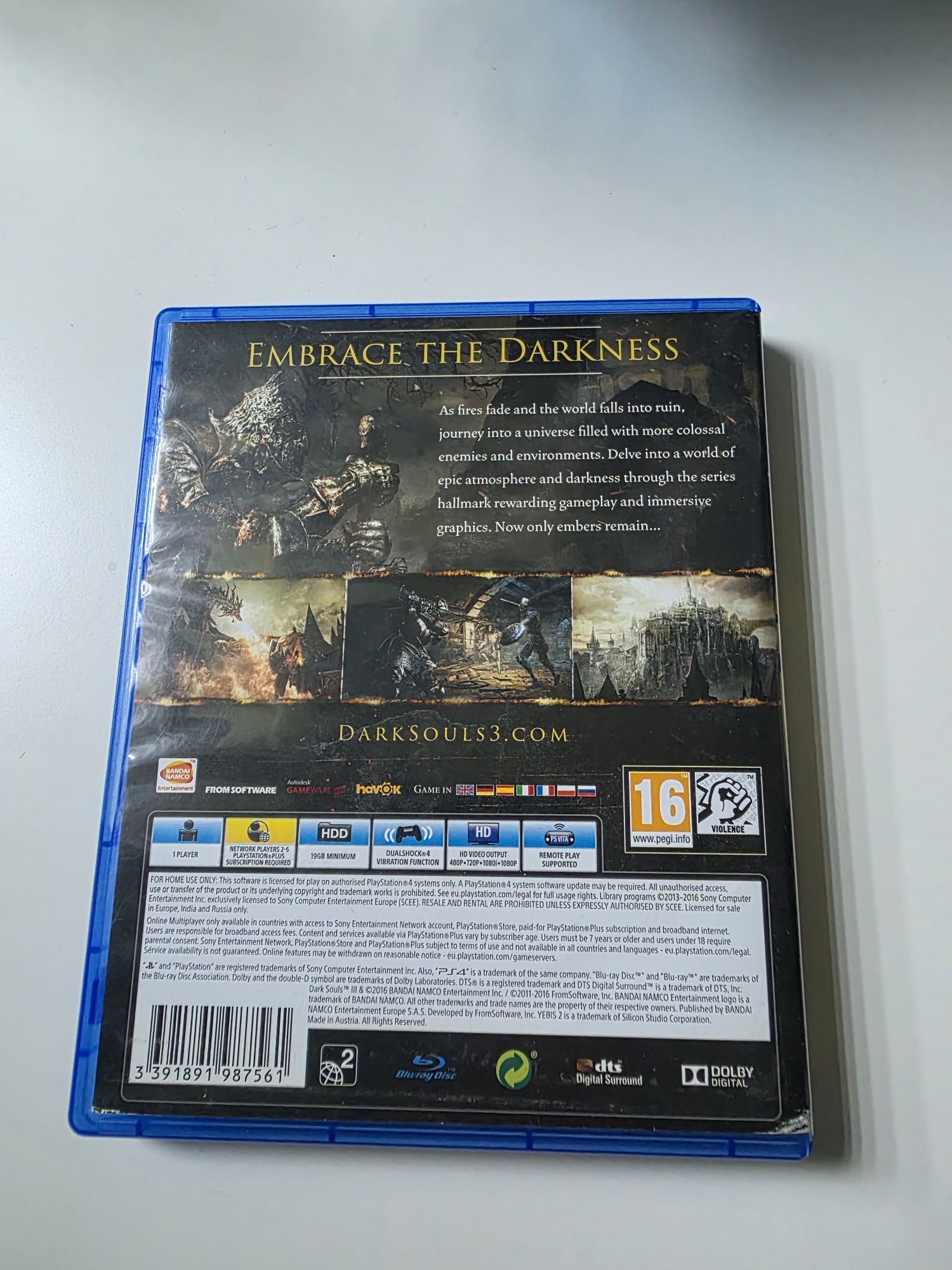 Dark Souls III PS4 używana