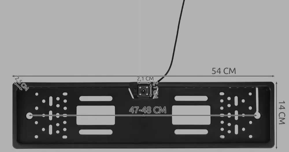 Kamera Cofania ! Ramka Tablicy rejestracyjnej