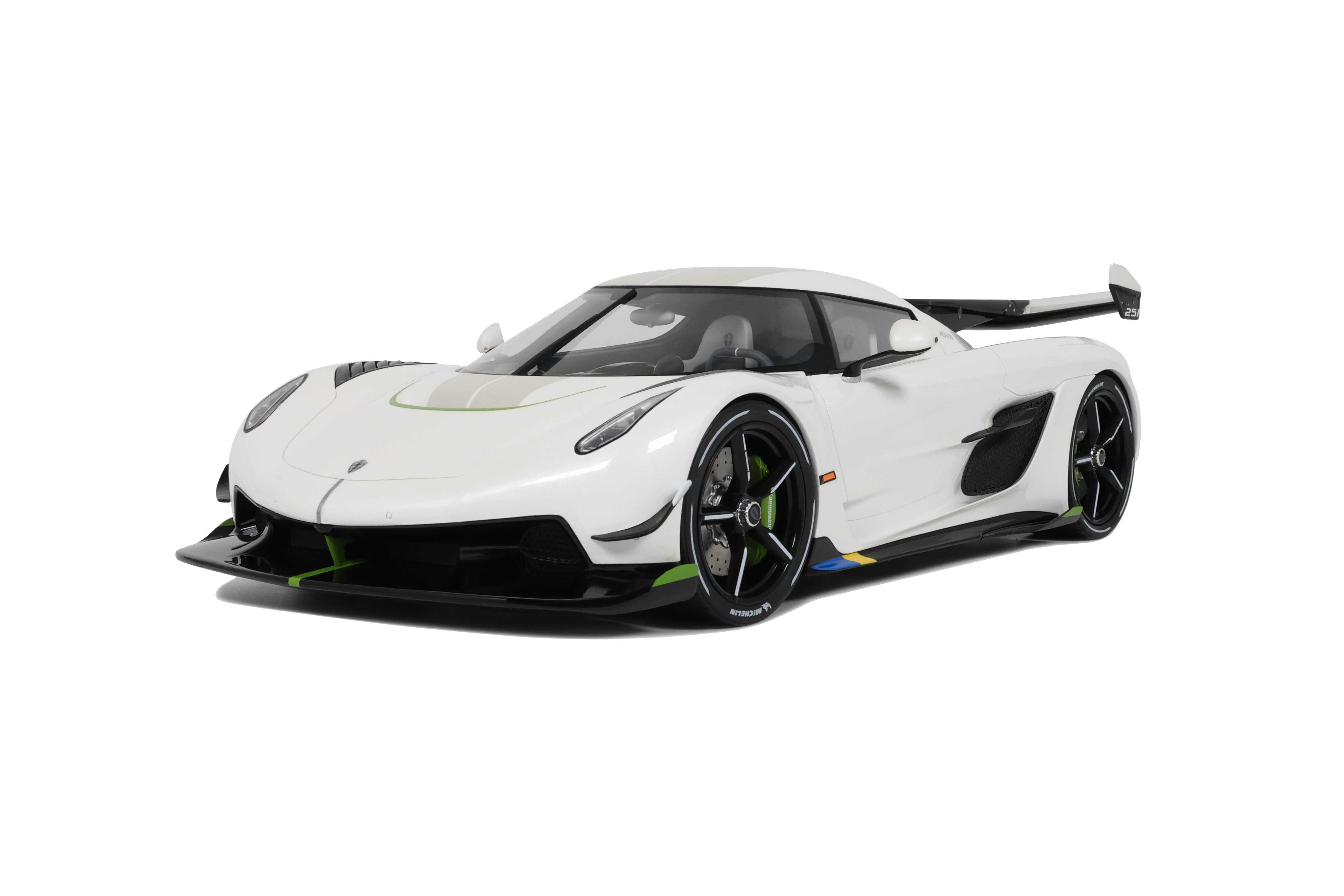 Koenigsegg Jesko Attack Crystal White Pearl GT Spirit 1:12