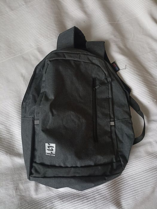 Plecak szkolny Semi Line, szary