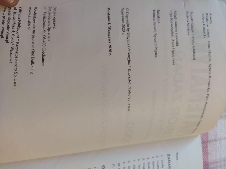 Matematyka zbiór zadań z próbnych arkuszy maturalnych oficyna Pazdro
