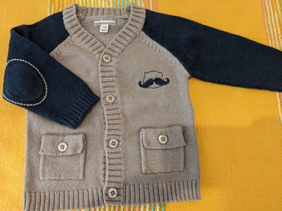 Casaco em lã para bebé menino