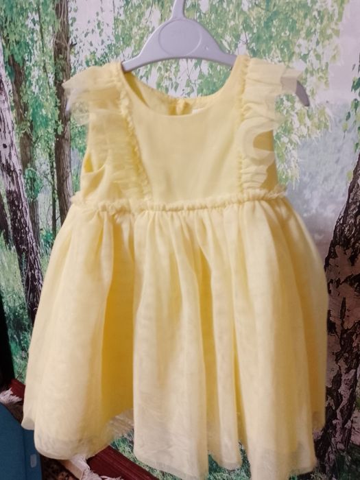 Чудова жовта сукня 80 см. 1 рік