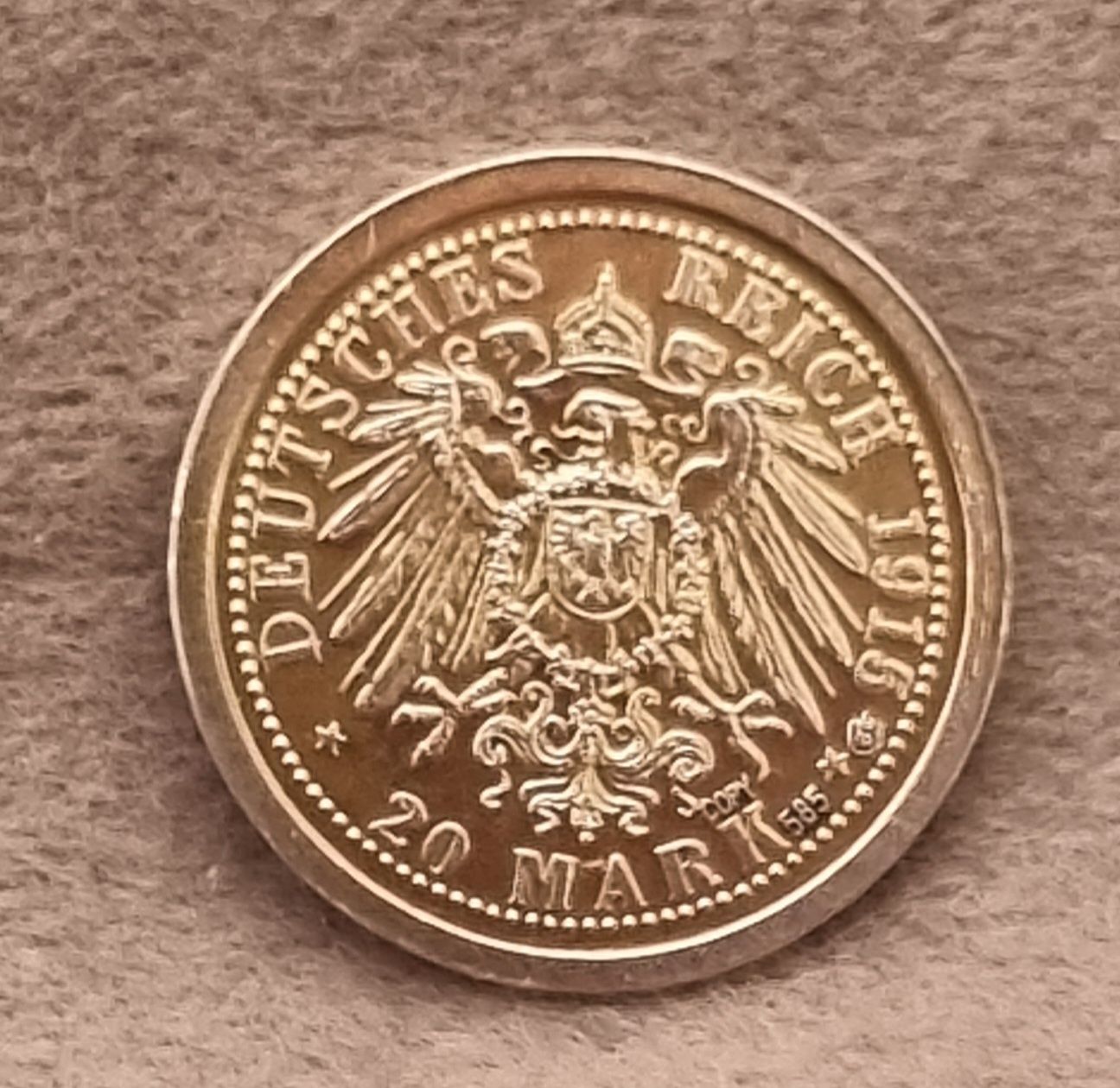 Stare monety / moneta 20 marek 1915 COPY