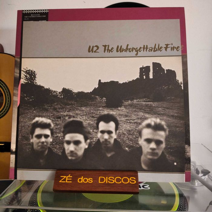 LP Vinil U2 – The Unforgettable Fire (edição japonesa, 1984)