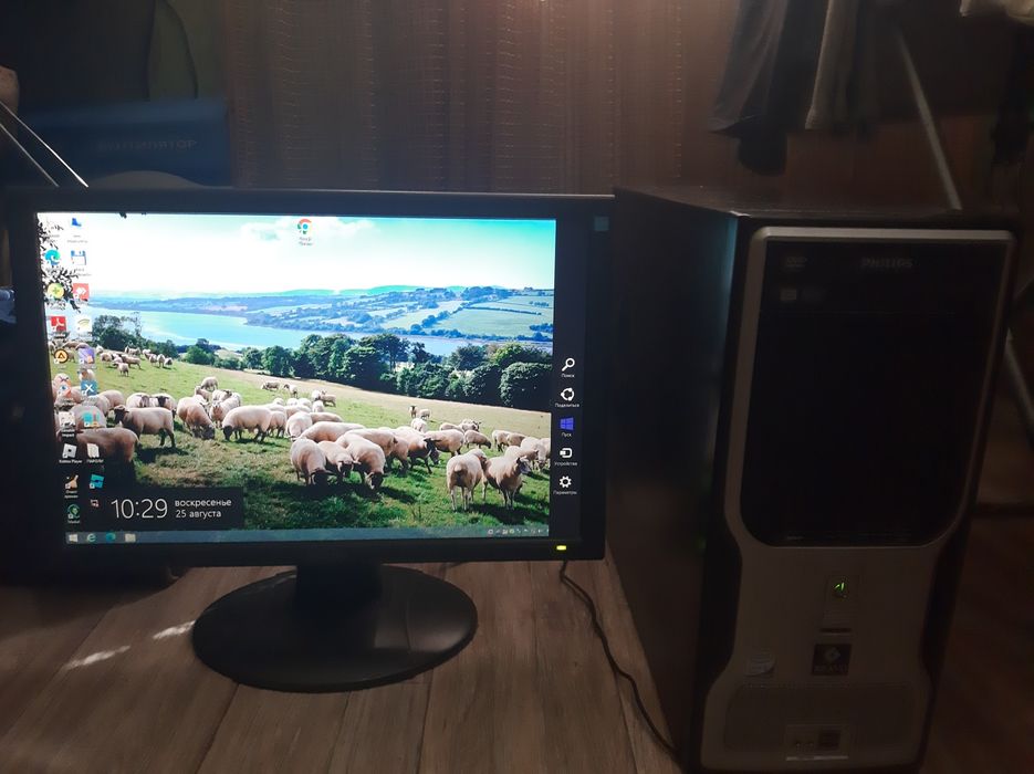 Продам ПК с монитором Philips