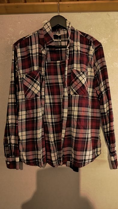 Koszula w kratę 42 bawełna