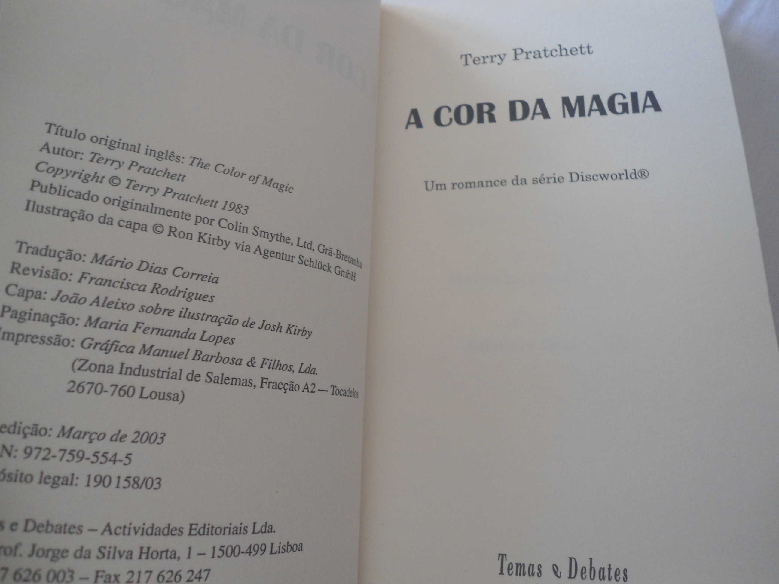 A Cor da Magia por Terry Pratchett