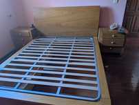 Cama de casal madeira maciça