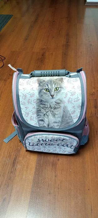 Tornister ergonomiczny plecak szkolny kot sweet little cat