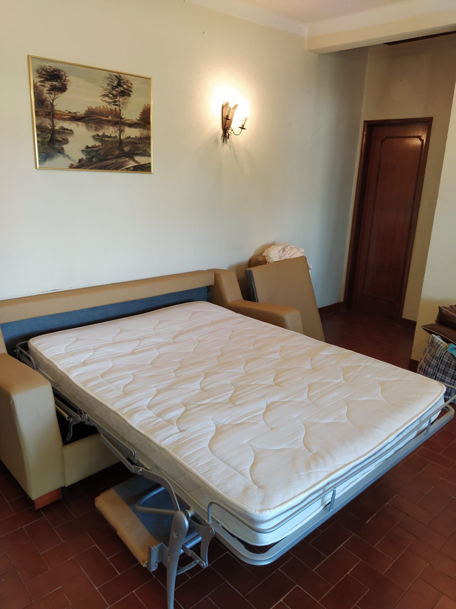 Sofácama impecável cama italiana de abrir tipo livro med. 2,00x0,98