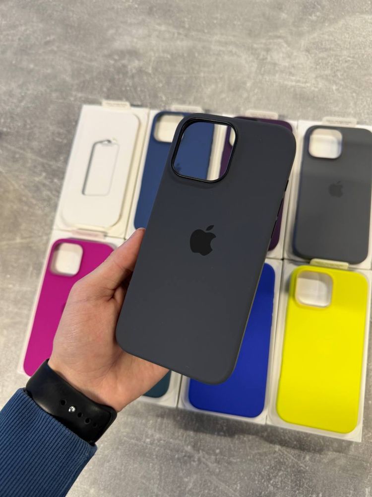 Чехол Silicone case MagSafe для Apple iPhone 16/16Pro/16 Pro Max