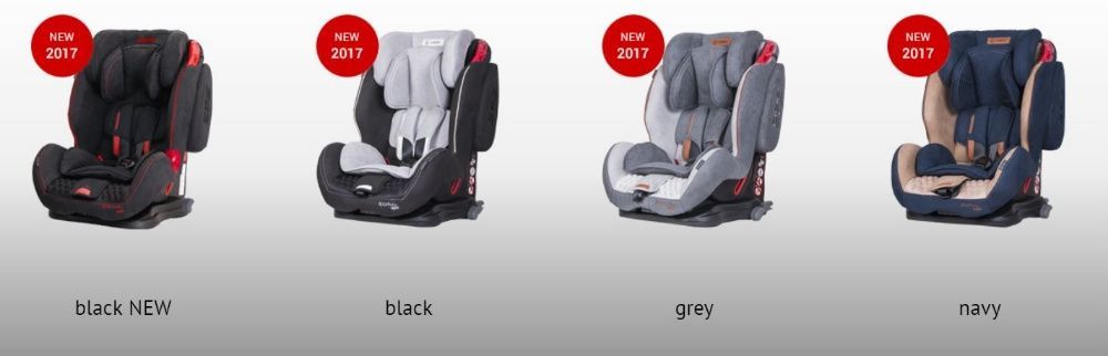 Fotelik samochodowy COLETTO SPORTIVO ISOFIX 9-36 kg. Szeroki wybór!