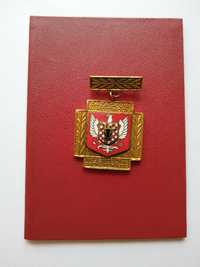 Odznaka za zasługi w rozwoju woj. poznańskiego z legitymacją PRL