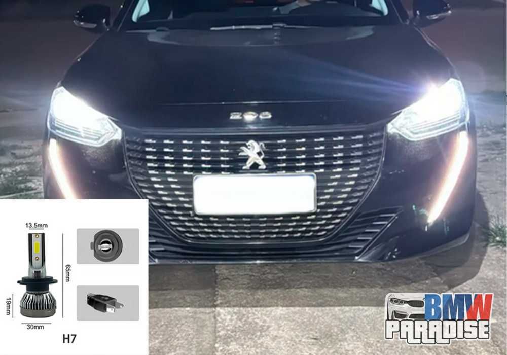 Светодиодные лампы 2шт H7 6000LM LED