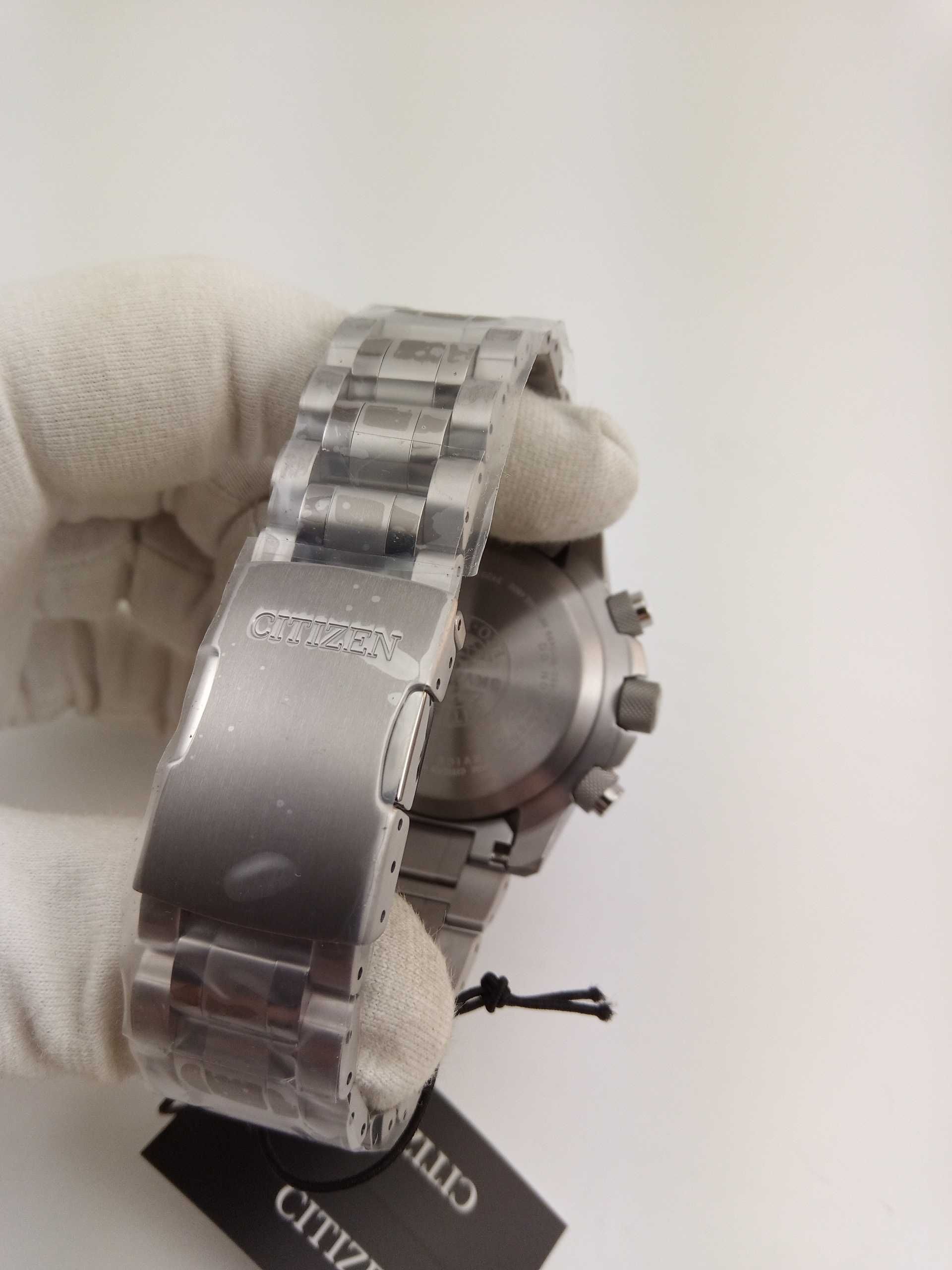 Титановые часы Citizen JY8108-53E радиоконтроль вечник сапфир подствет