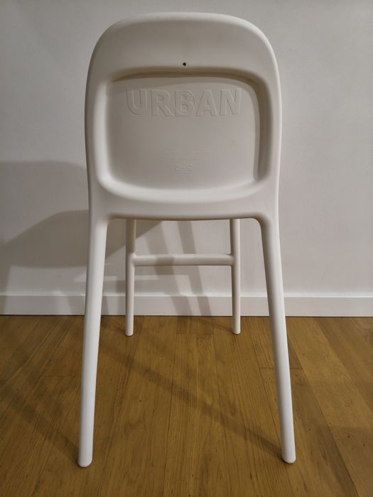 Ikea Urban Krzesło dziecięce, białe krzesełko do karmienia wysoki
149,