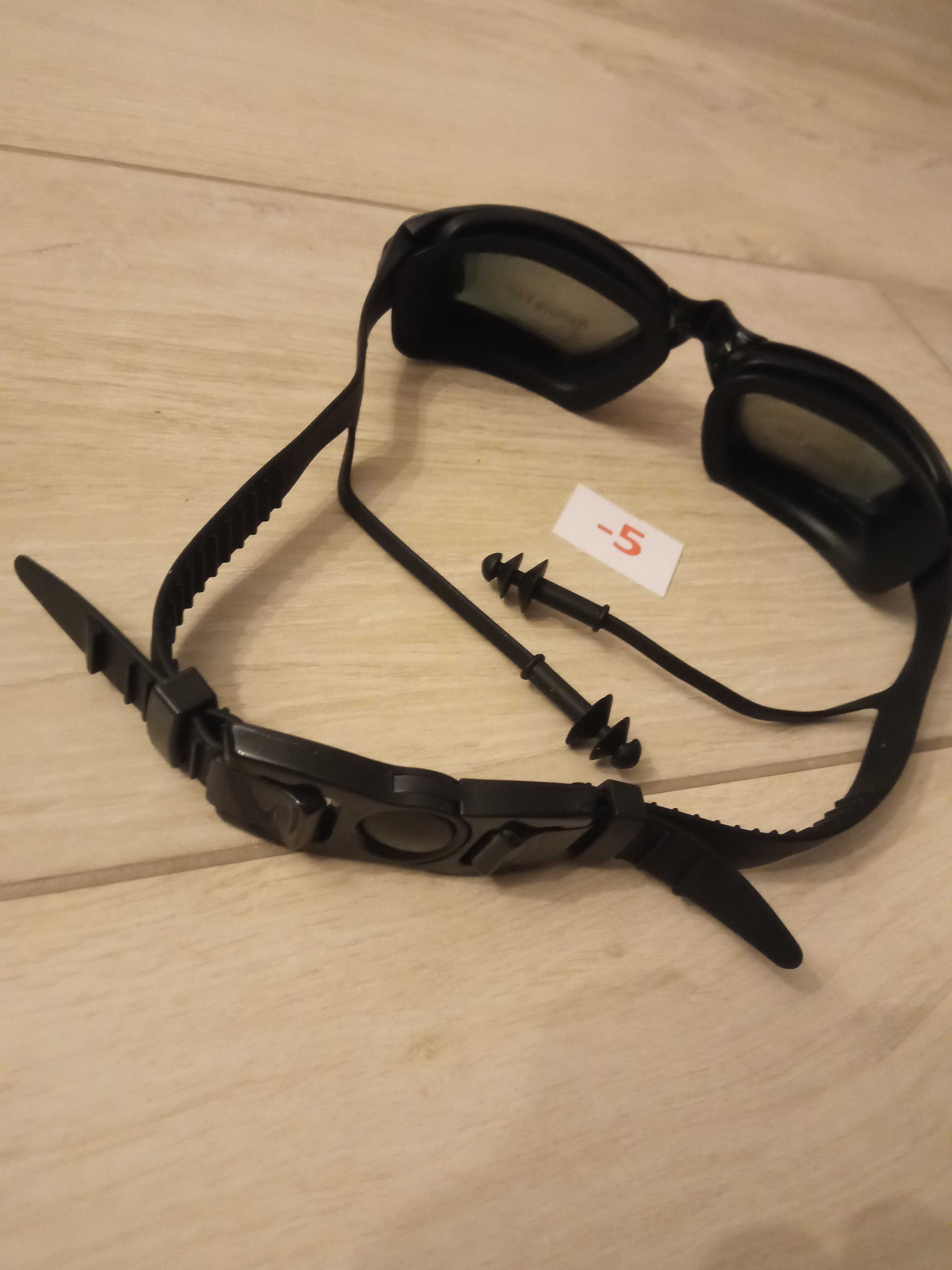 New swimming goggles – 5 diopters
