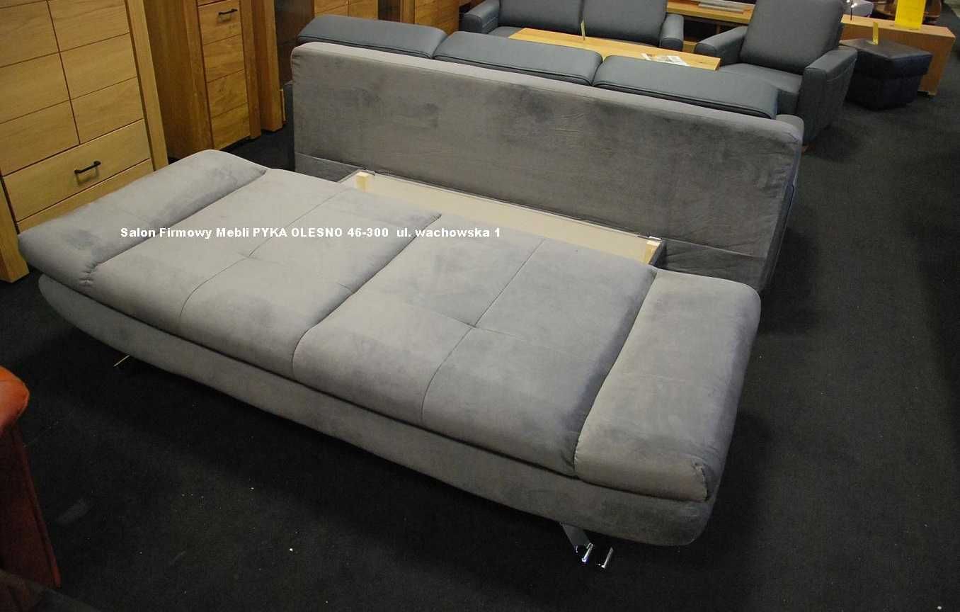Nowa kanapa 200cm DAX ze spaniem + pojemnik= Producent MEBLE PYKA
