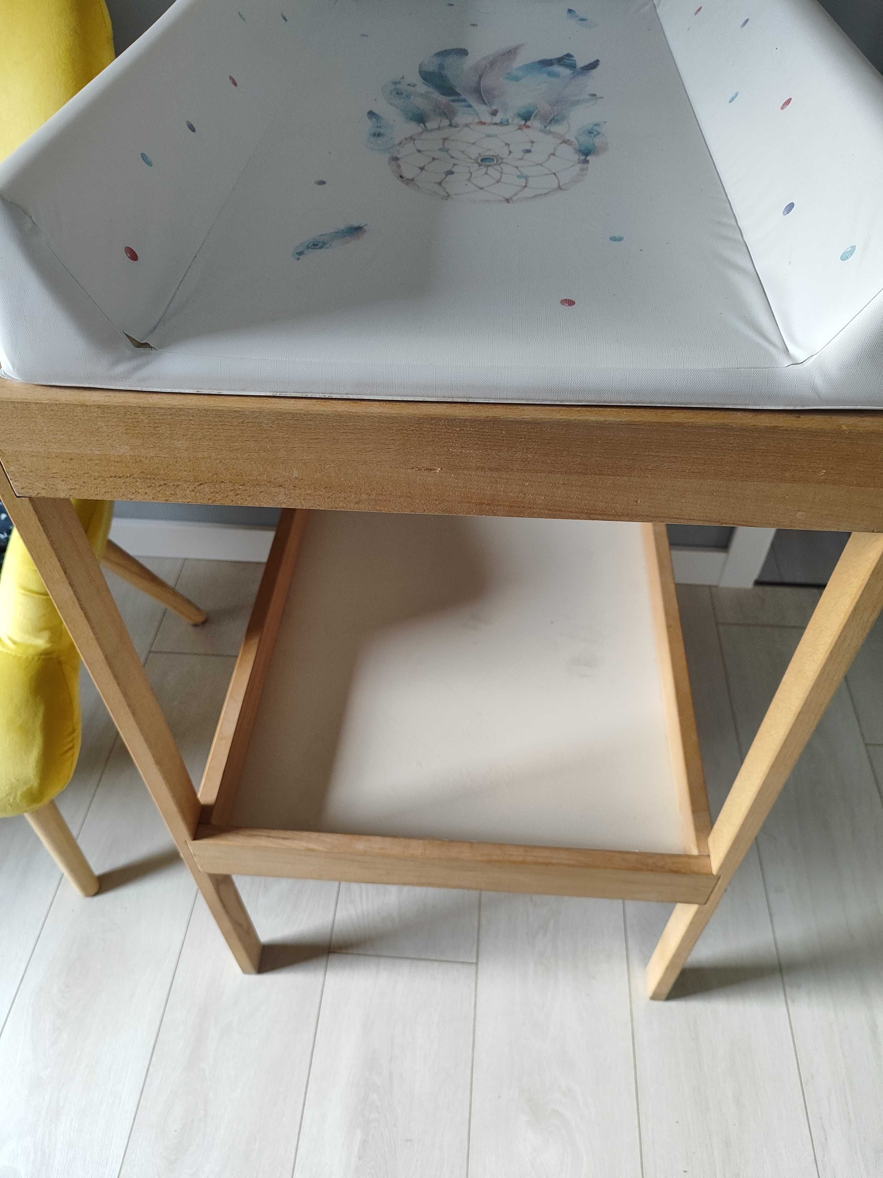 SNIGLAR Ikea stół do przewijania, przewijak drewniany