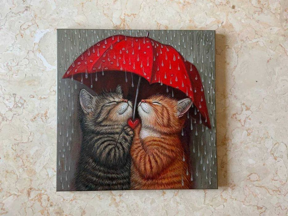 Картина парасолька для двох