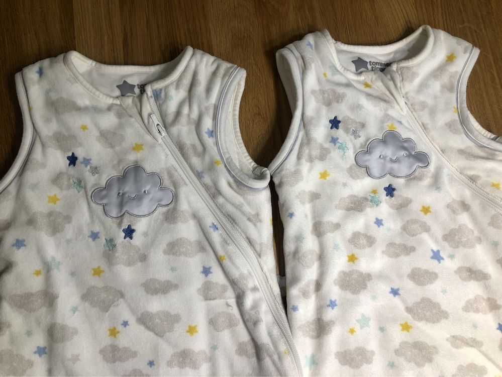 2x śpiwór dla spania dla dzieci Tommee Tippee 18-36 mcy BLIŹNIAKI