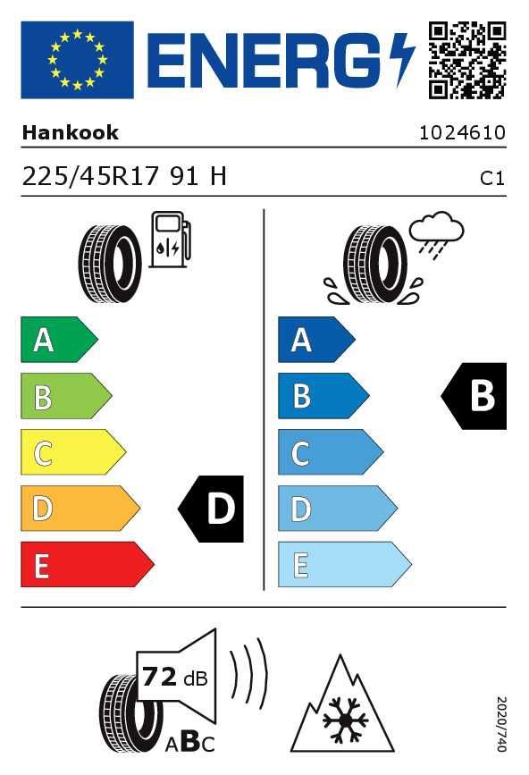 Opony zimowe Hankook Winter I*cept RS2 225/45 R17 4 sztuki