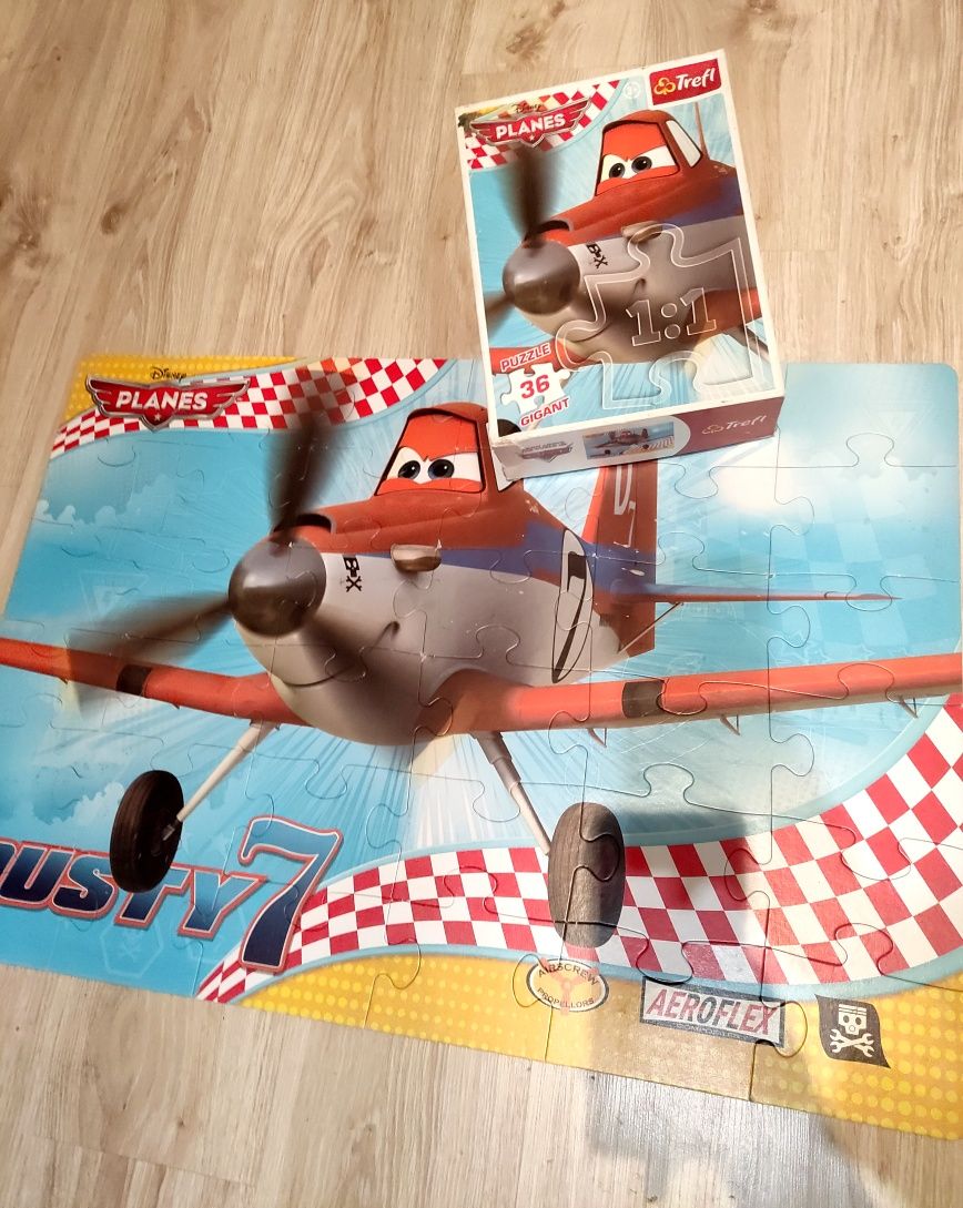 Giga puzzle Planes samolot Trefl 36 elementów duże