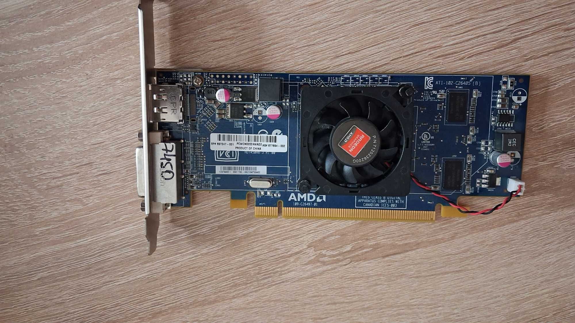 Відеокарта AMD Radeon HD7450 1 ГБ