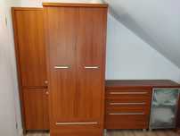 Komplet mebli wraz łóżkiem, meble do sypialn,i meble do pokoju