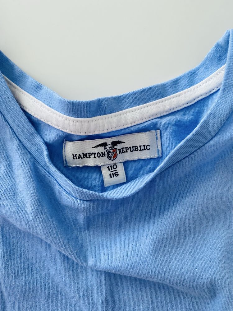Niebieska blzuka z haftem kappahl koszulka