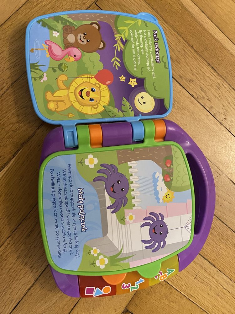 Książka z wierszykami dla dzieci Fisher Price interaktywna