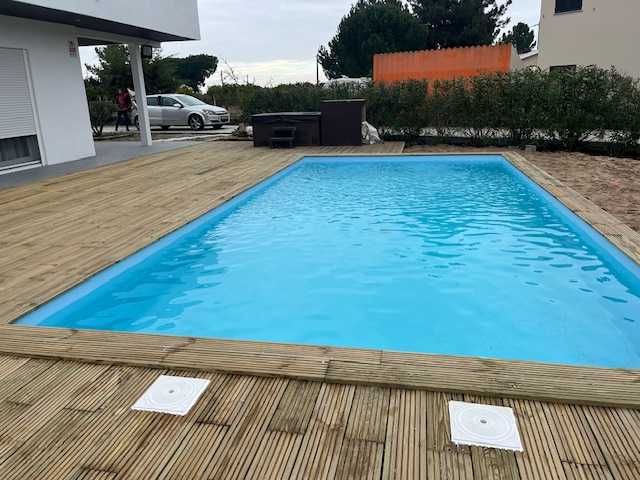 Piscina 8mx4mx1,50 m com tratamento o sal