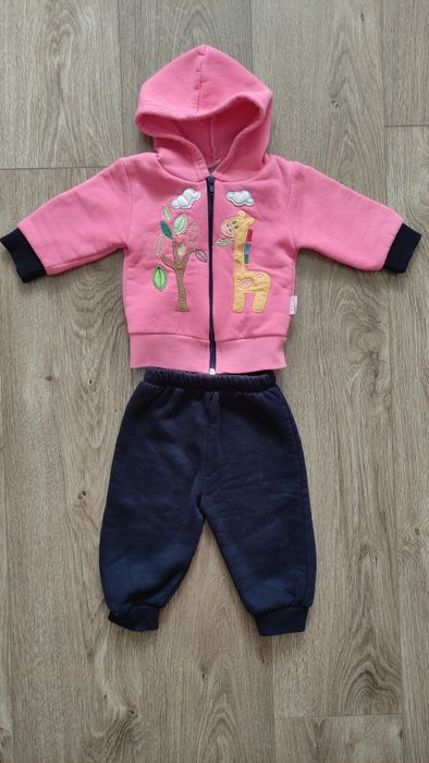 Костюм теплий на флісі для дівчинки 74 розмір