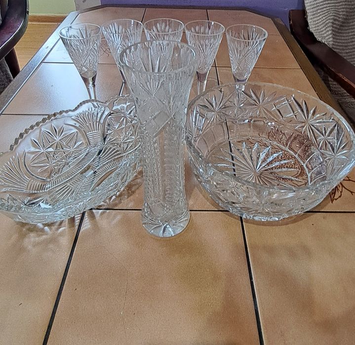 Kryształy PRL zestaw