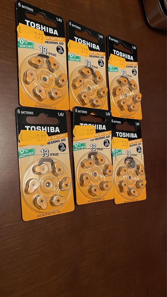 Pilhas Toshiba