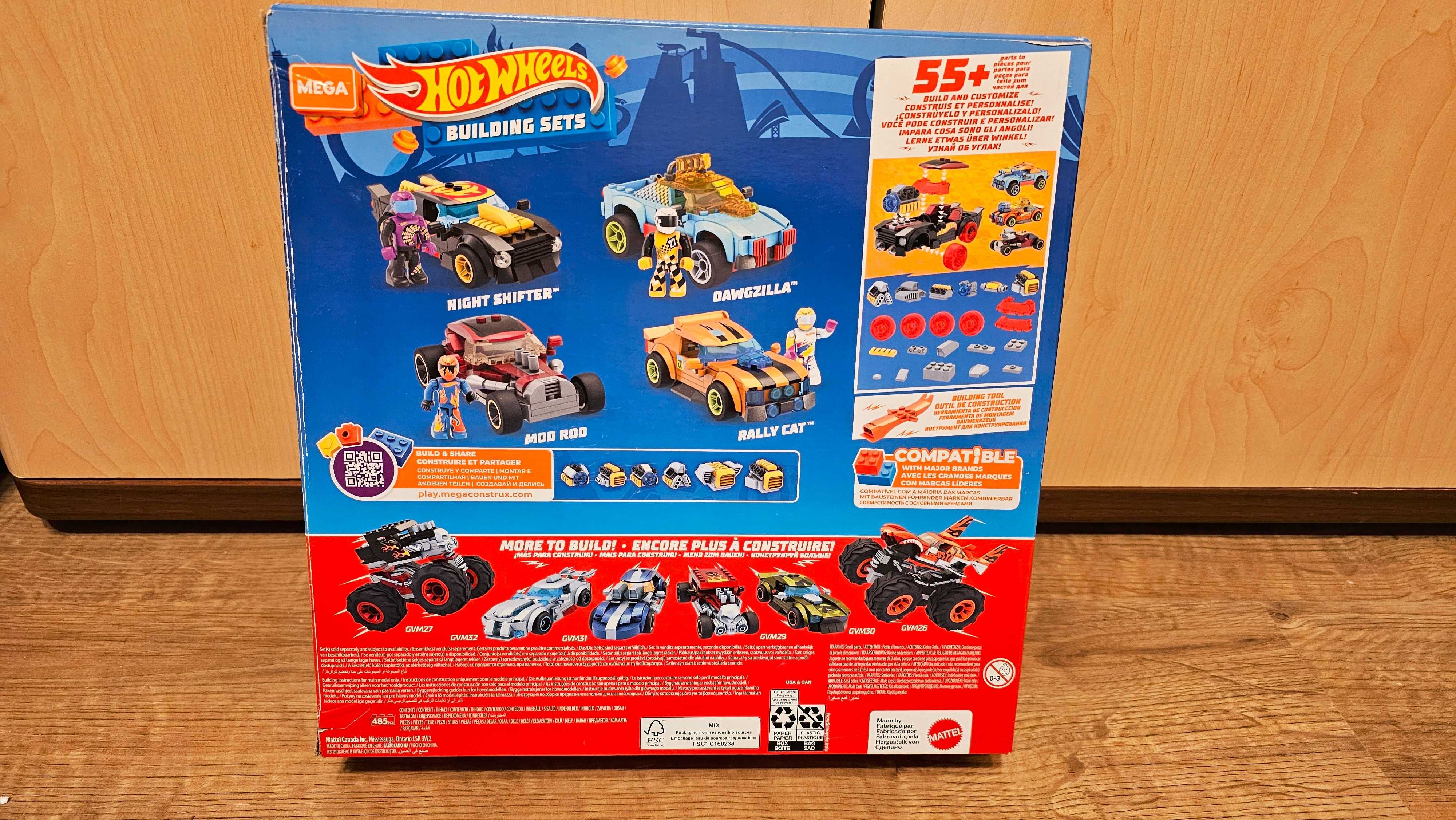 Zestaw klocków konstrukcyjnych Mega Construx Hot Wheels 485 elementów