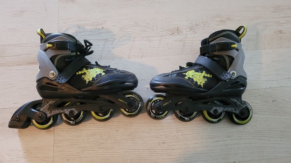 Rolki Civit rozmiar 32-36 soft boot łoż ABEC 5 ochraniacze XL x