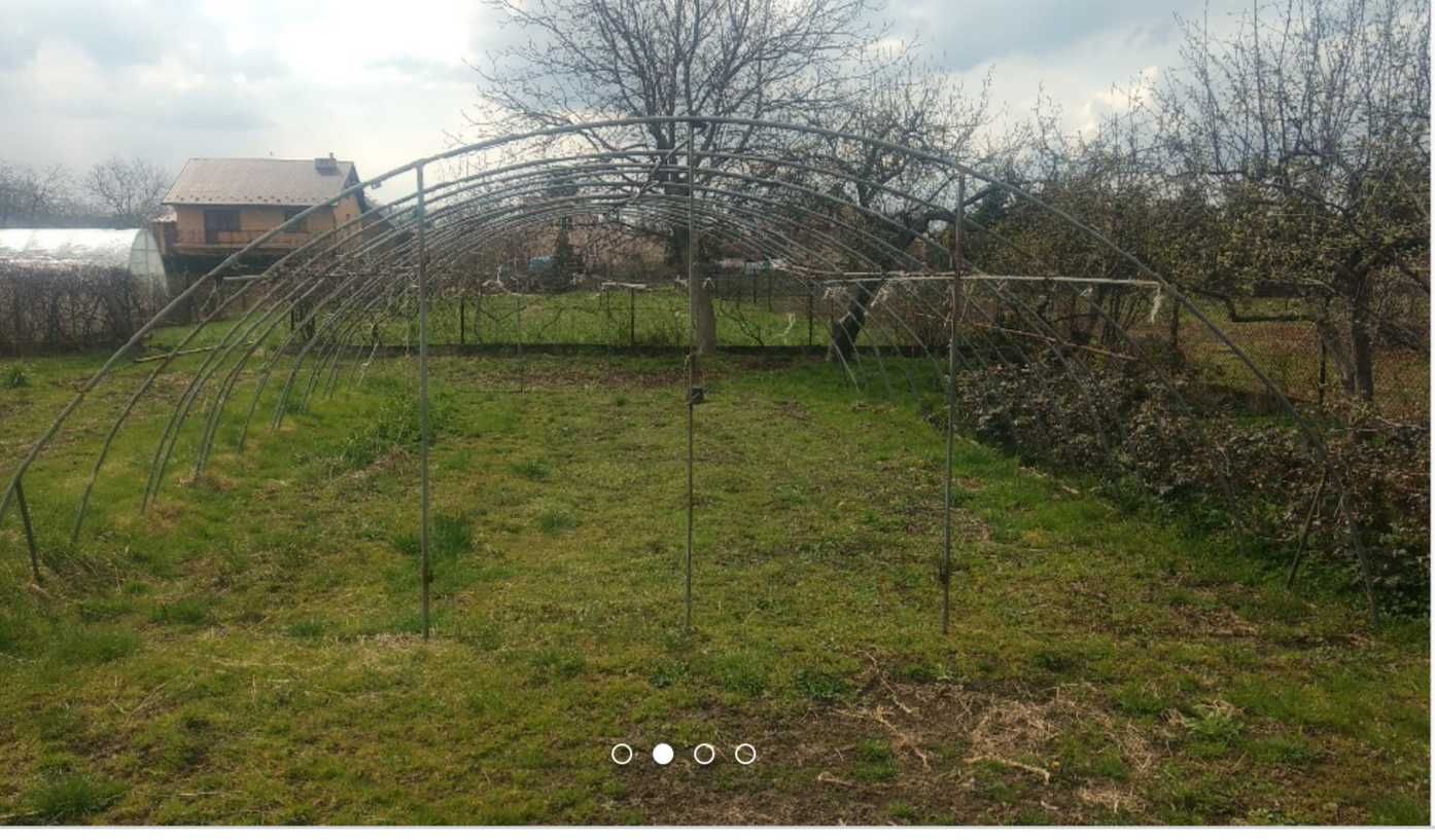 Tunel ogrodowy - wymiary 7 x 2,5 x 11-14m - stal nierdzewna