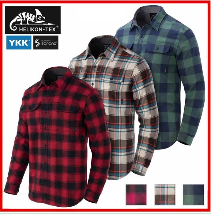 ‼️Helikon Tex Greyman SHIRT Рубашка сорочка картата клітинка‼️