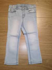 Jeansy H&M slim fit  roz 92