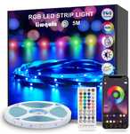 Fita led smd RGB 5050 5 metros com comando e APP SELADO