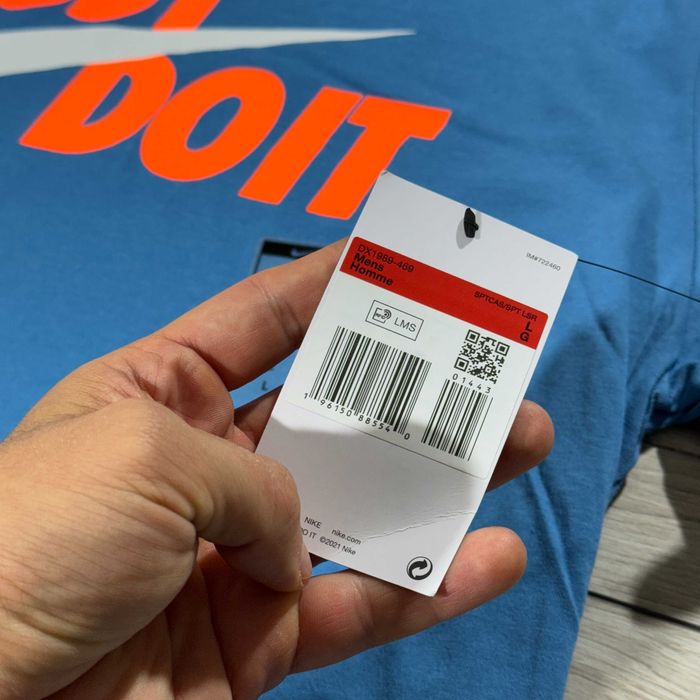 Абсолютно Нова синя Футболка Найк Nike JDI "just do it", розмір L