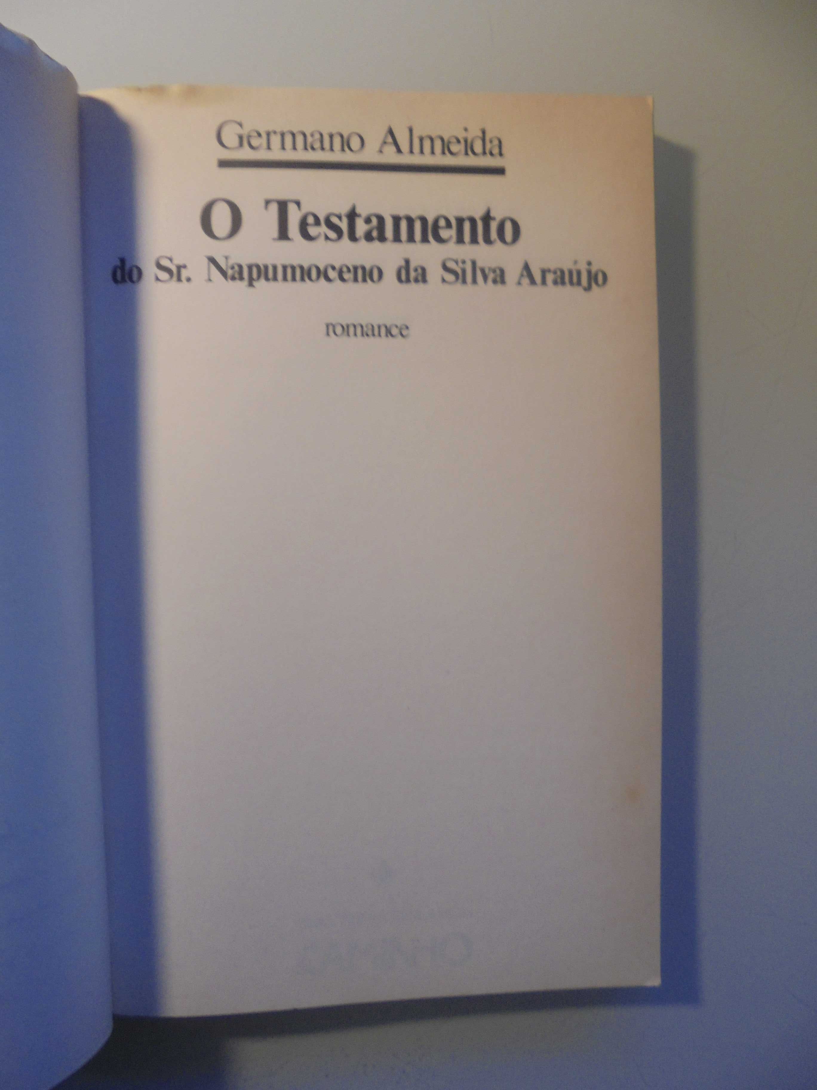 Cabo Verde-Almeida (Germano);O Testamento do Sr.Napumoceno