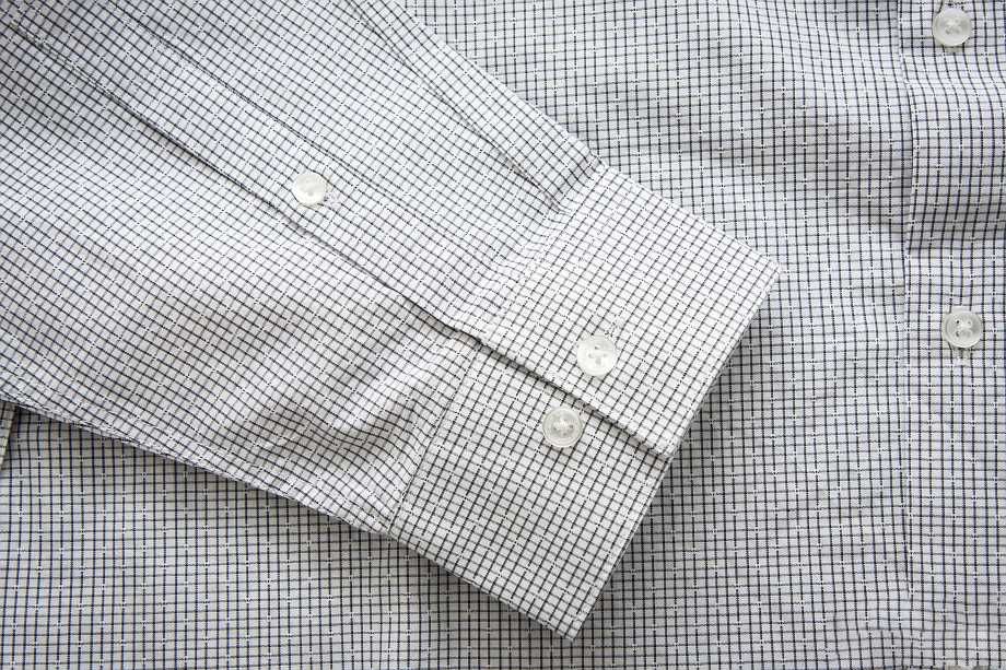 Calvin Klein Koszula Męska z długim rękawem - Szara kratka XL