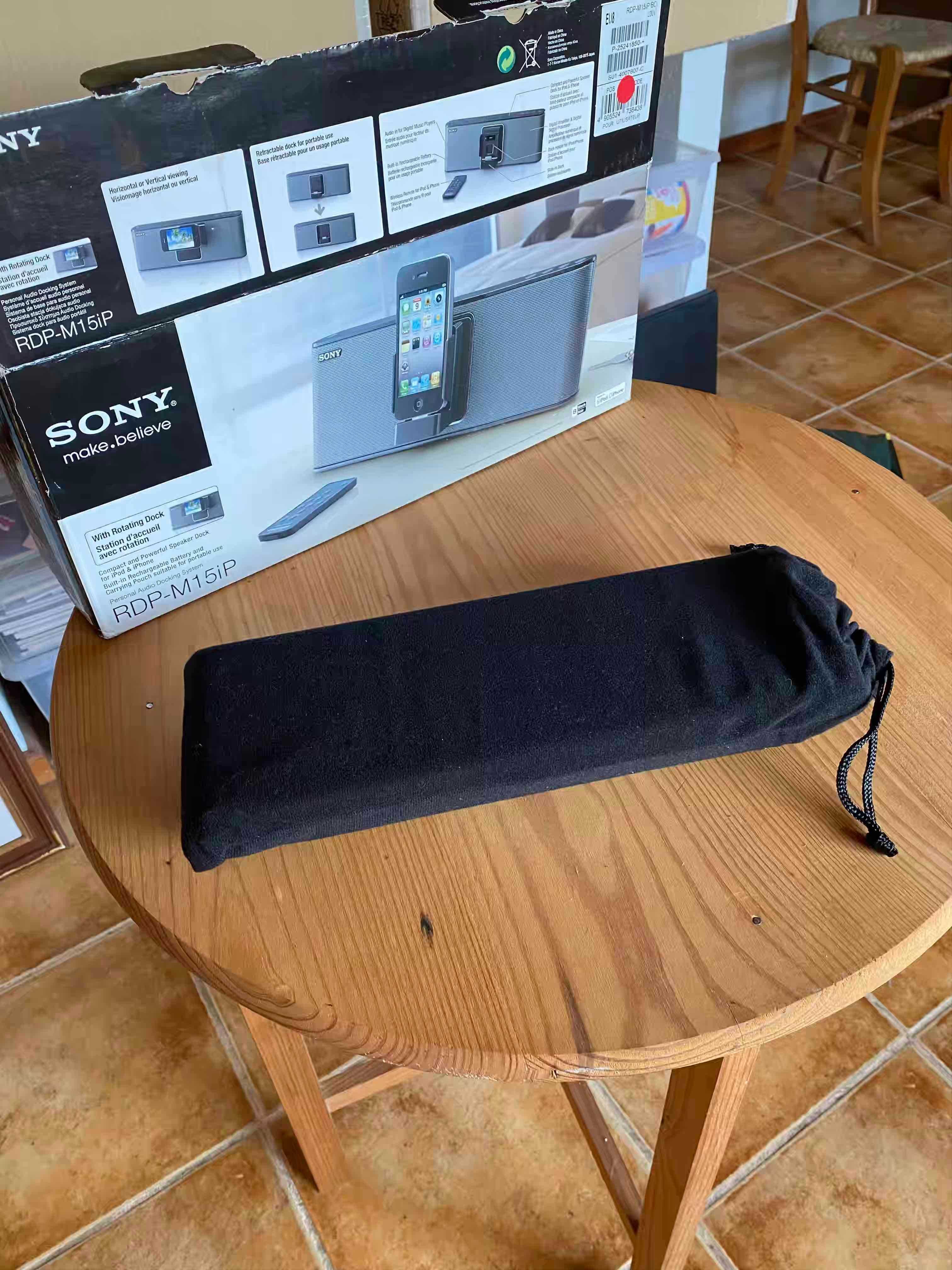 Sony RDP-M15iP iPod docking station em caixa original