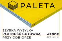 Sklejka Blaty płyta szalunkowa żółta trójwarstwowa 500x2000x21mm NOWA