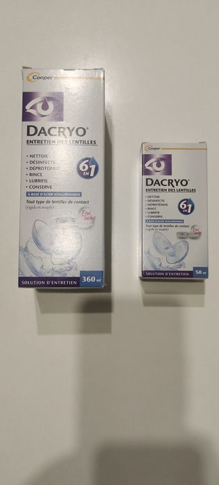 Cooper Dacryo раствор для ухода за контактными линзами с гиалуроновой